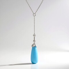Collana in argento con Quarzo Azzurro