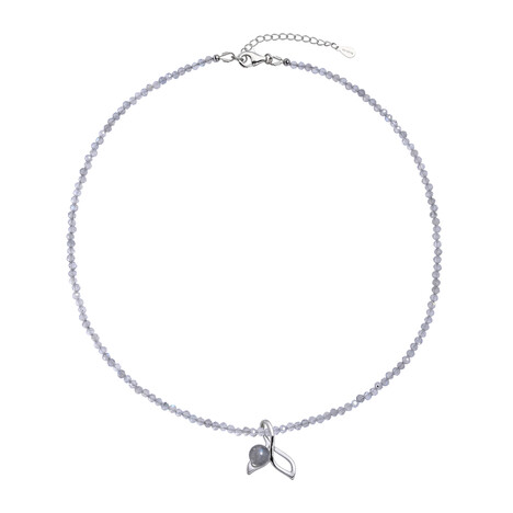 Collana in argento con Labradorite