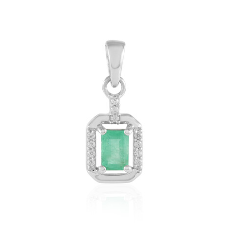 Ciondolo in argento con Smeraldo Socoto