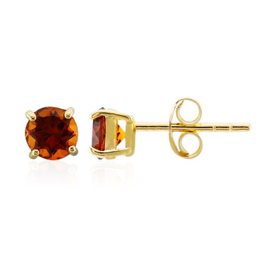Boucles d'oreilles en argent et Citrine Madère