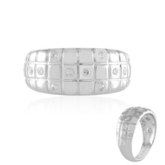 Anillo en plata con Diamante I2 (H) (de Melo Essence)