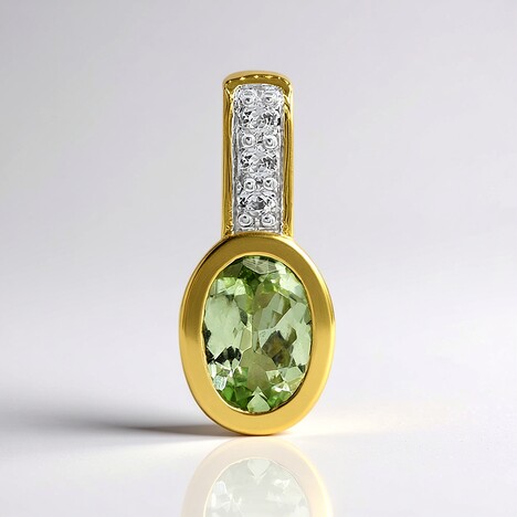 Ciondolo in oro con Tsavorite del Kenya (Tenner Diniz)