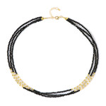 Edelstein-Silberhalskette (Riya)