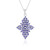 Collier en argent et Tanzanite
