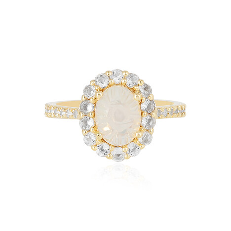 Anello in argento con Opale di Welo