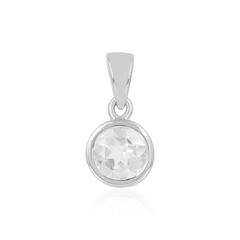 Colgante en plata con Cuarzo blanco