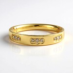 Anello in argento con Diamante Champagne I2 (Ornaments by de Melo)