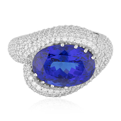 AAA-Tansanit-Goldring (de Melo)