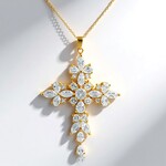 Collana in argento con Topazio Bianco