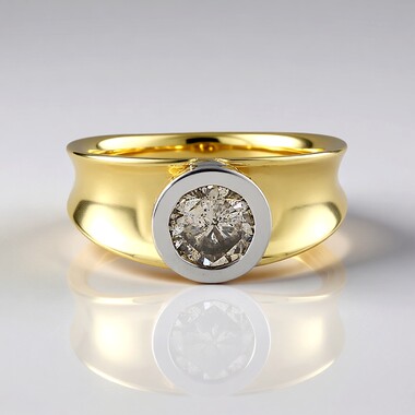9K I3 Brown Diamond Gold Ring (KM by Juwelo)