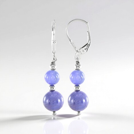 Orecchini in argento con Tanzanite