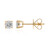 Pendientes en oro con Diamante SI2 (H) (CIRARI)