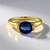 Bague en argent et Kyanite du Népal