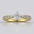 Anello in oro con Diamante SI1 (G) (Annette)