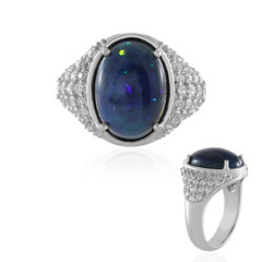 Zilveren ring met een Mezezo opaal (Adela Silber)