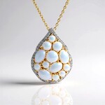 Collana in argento con Opale di Welo