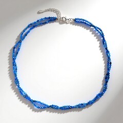 Collana in argento con Apatite Blu