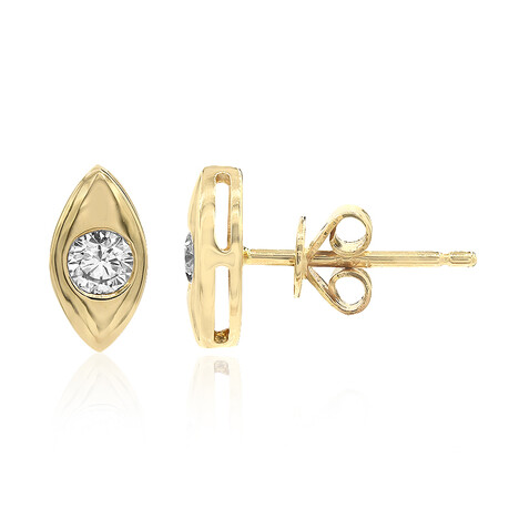 Pendientes en oro con Diamante SI2 (H) (CIRARI)