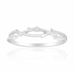 9K SI1 (G) Diamond Gold Ring (Annette)