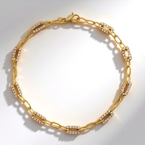 Bracciale in oro con Diamante SI1 (H) (CIRARI)