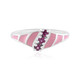 Bague en argent et Grenat Rhodolite