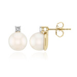 Orecchini in argento con Perla d'Acqua Dolce Bianca (TPC)