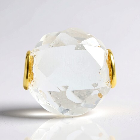 Ciondolo in argento con Quarzo Bianco (MONOSONO COLLECTION)