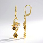 Orecchini in argento con Granato Malaya