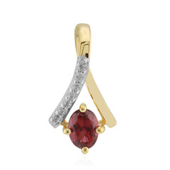 9K Songea Ruby Gold Pendant