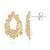 Boucles d'oreilles en argent et Citrine