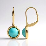 Boucles d'oreilles en argent et Amazonite