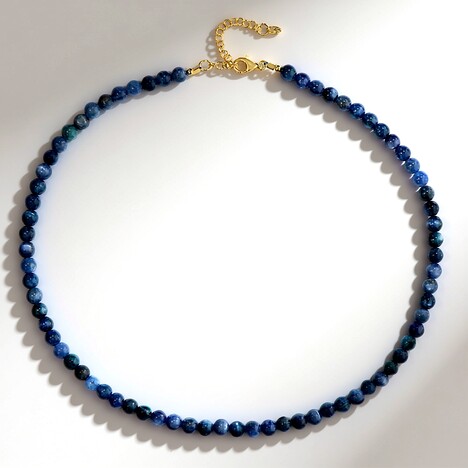 Collana in argento con Cianite del Nepal