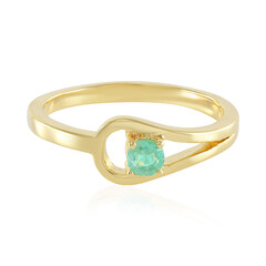 Russischer Smaragd-Silberring