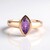 Anello in argento con Ametista