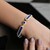 Tansanit-Silberarmband (Gems en Vogue)