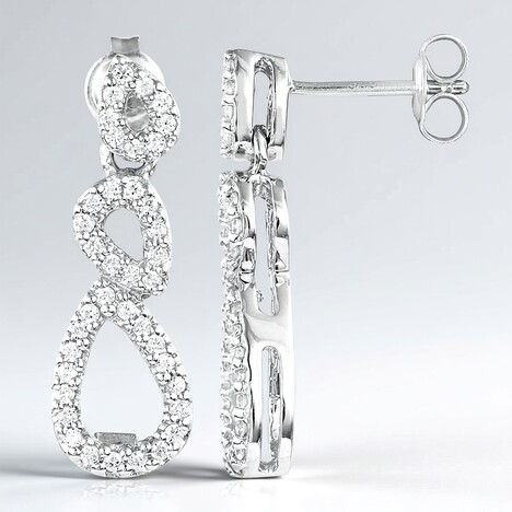 Orecchini in argento con Zircone