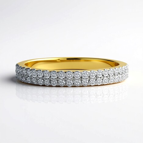 Anello in oro con Diamante SI1 (G) (Annette)