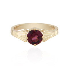 Magenta-Granat-Silberring