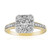 9K SI1 (G) Diamond Gold Ring (Annette)