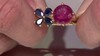 Anillo en plata con Zafiro rosa de Madagascar (Ornaments by de Melo)
