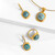 Ciondolo in argento con Fuchsite (dagen)