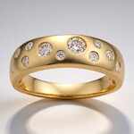 Anello in oro con Diamante I1 (H) (CIRARI)