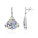Orecchini in argento con Ametista Rose de France (Dallas Prince Designs)