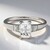 Anello in argento con Goshenite