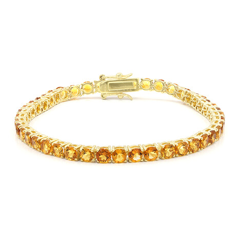 Madeira-Citrin-Silberarmband