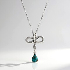 Collana in argento con Mosaico turchese