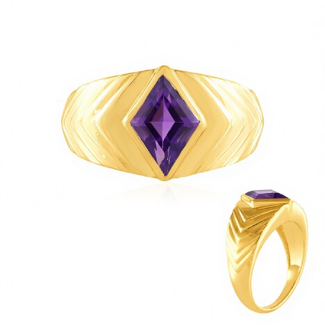 Siberian Amethyst Silver Ring (de Melo Essence)