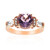 Bolivianischer Amethyst-Silberring