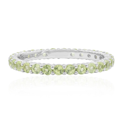 Peridot-Silberring (MONOSONO COLLECTION)