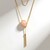 Collier en argent et Quartz rose
